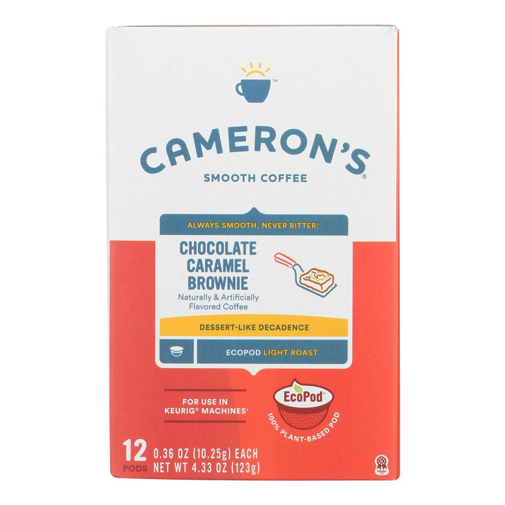 Cameron’S Specialty Coffee Chocolate Caramel Brownie - Case of 6 - 4.33 OZ