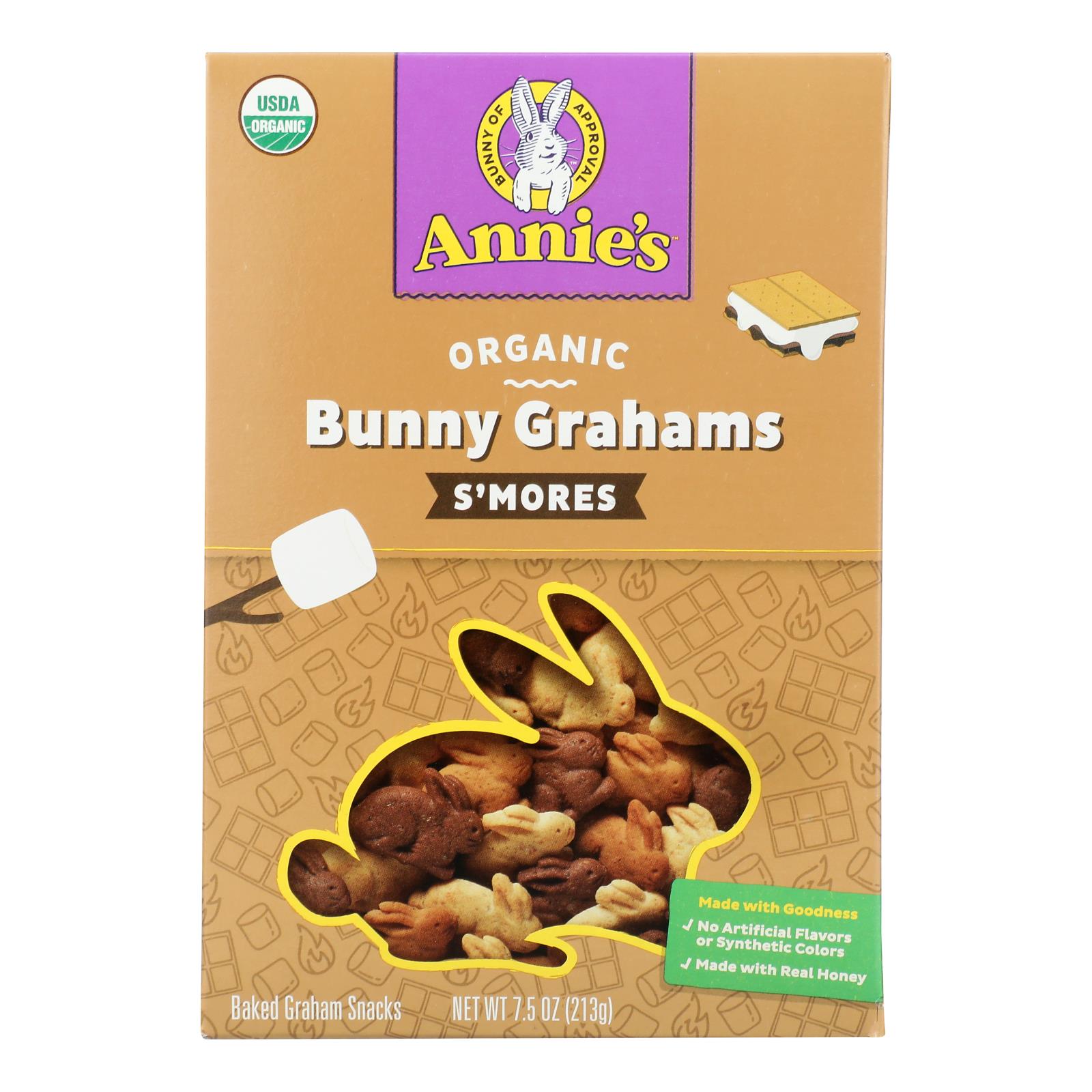 Annie's Homegrown - Bunny Grahams S'mores - Case of 12-7.5 Ounce