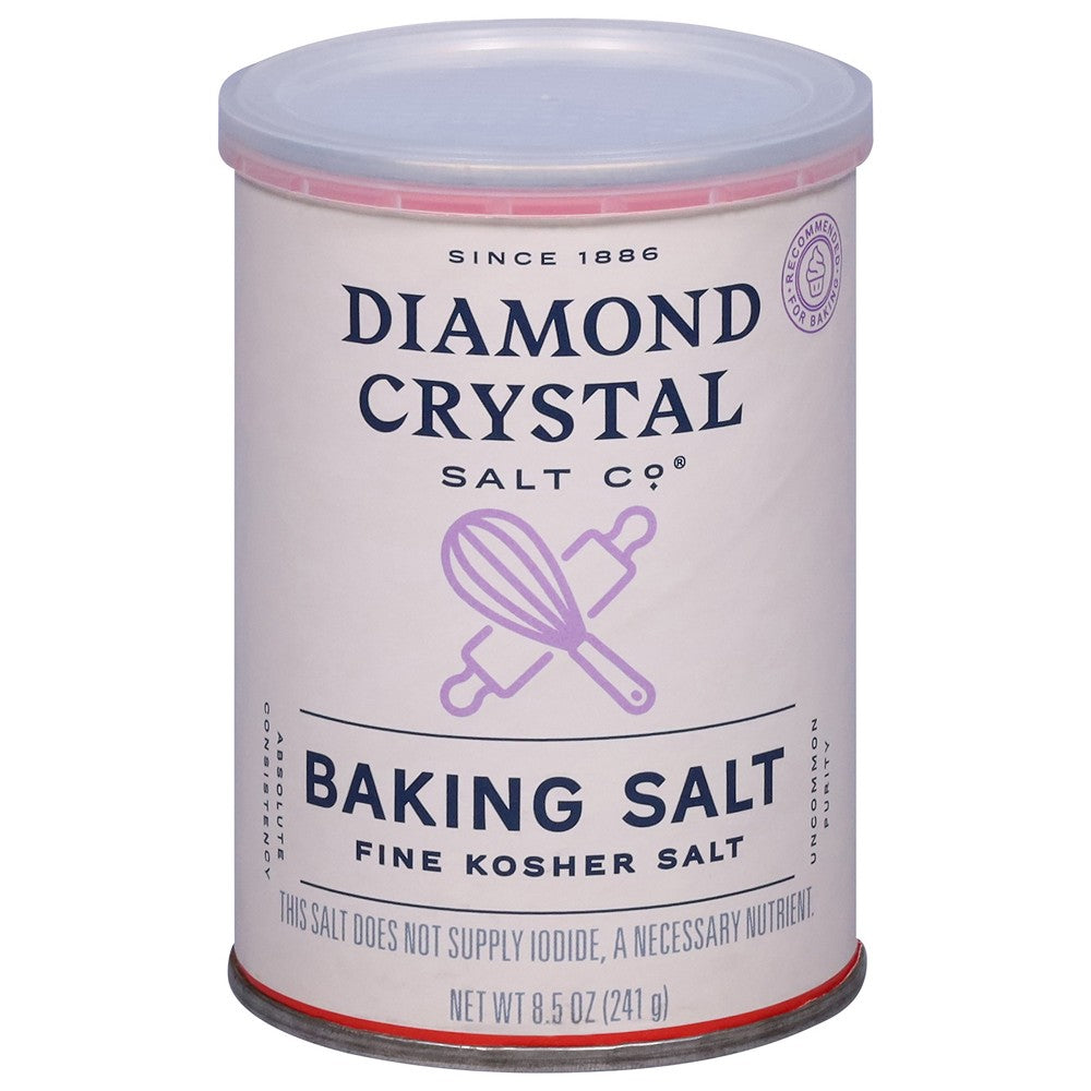 Diamond Crystal - Salt Fine Baking - Case of 12-8.5 OZ
