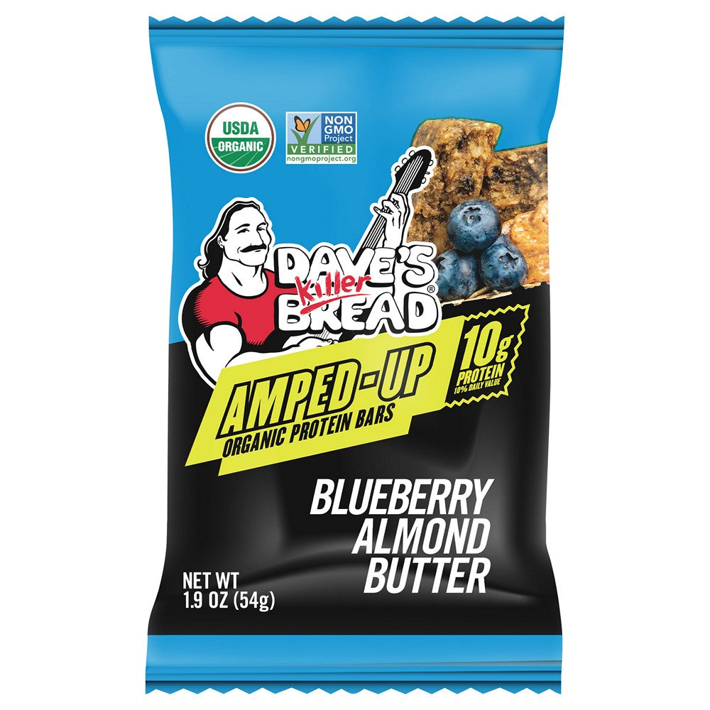 Daves Killer Bread - Bar Og2 Blubry Alm Butter - Case of 12-1.9 OZ