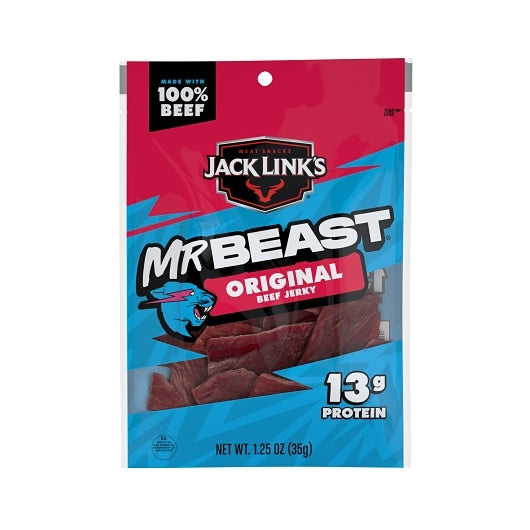 Jack Link's Original Beef Jerky 1.25 Ounce Size - 60 Per Case.