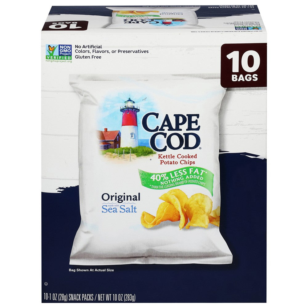 Cape Cod - Kettle Pot Chips Red Fat - Case of 4-10 CT