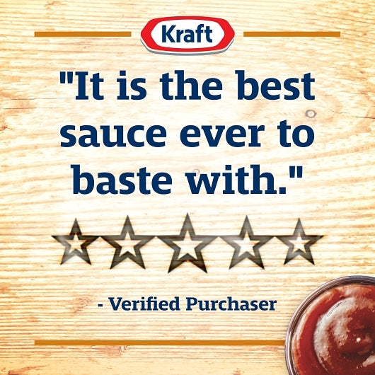 Kraft Sweet Honey Barbecue Sauce, 1.125 Pound Each - 12 Per Case.