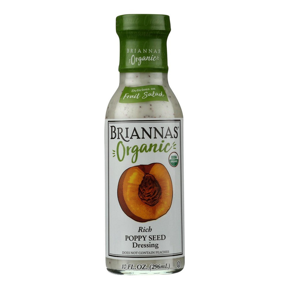 Brianna's - Sald Drsg Poppy Seed - Case of 6 - 10 FZ