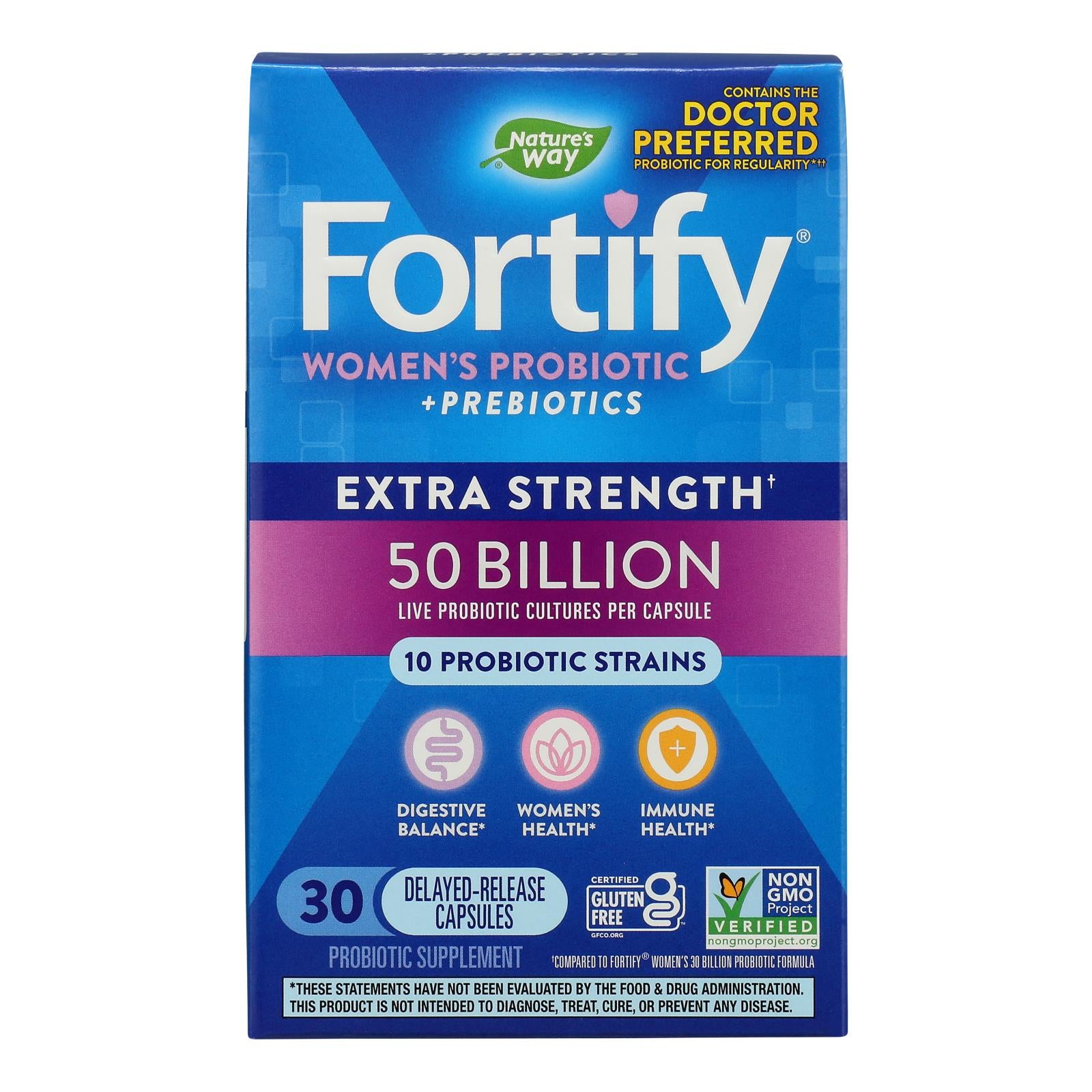 Nature's Way Women's 50 Billion Probiotic Supplement - 1 Each - 30 VCAP