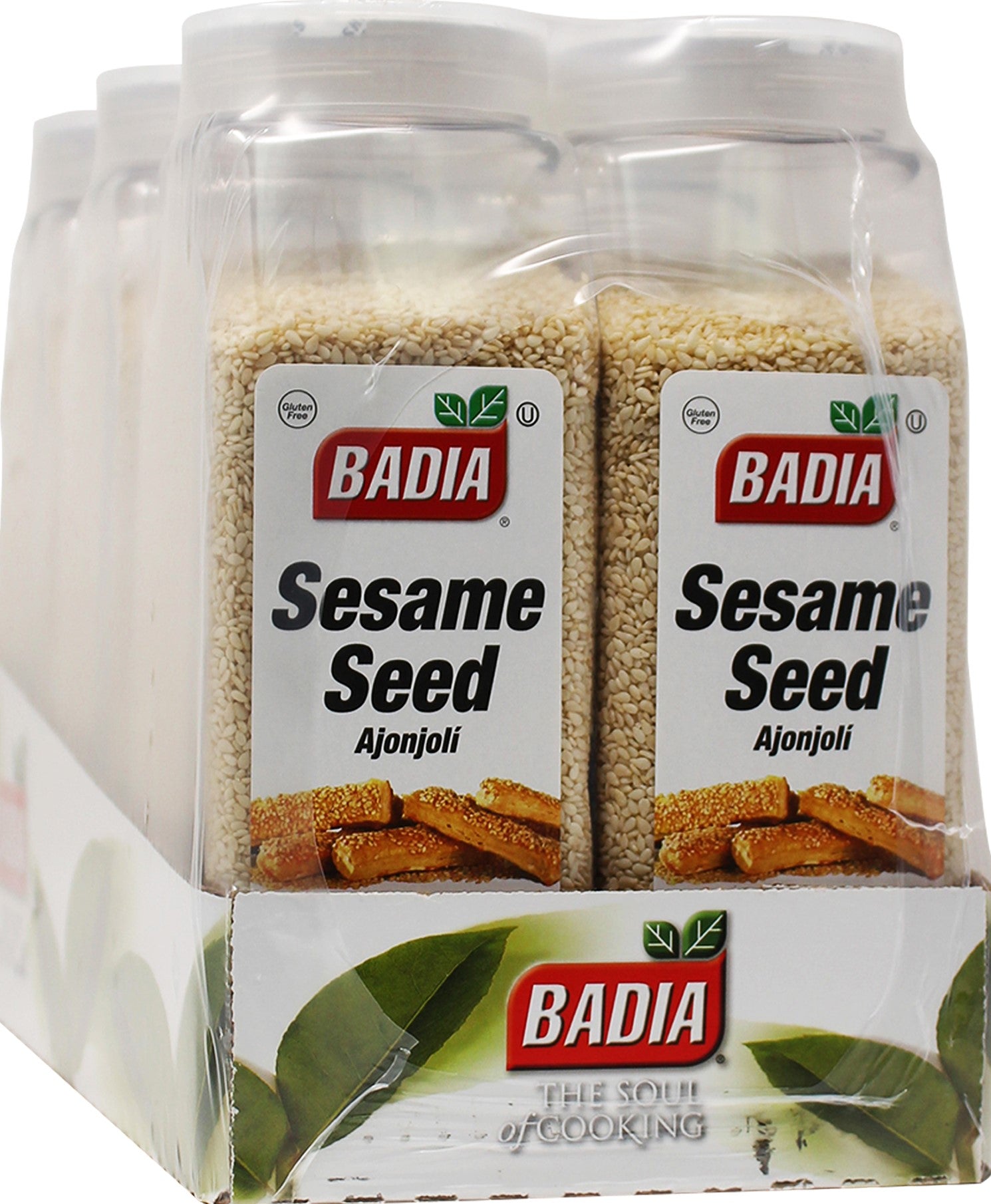 Badia Sesame Seed Hulled 16 Ounce Size - 6 Per Case