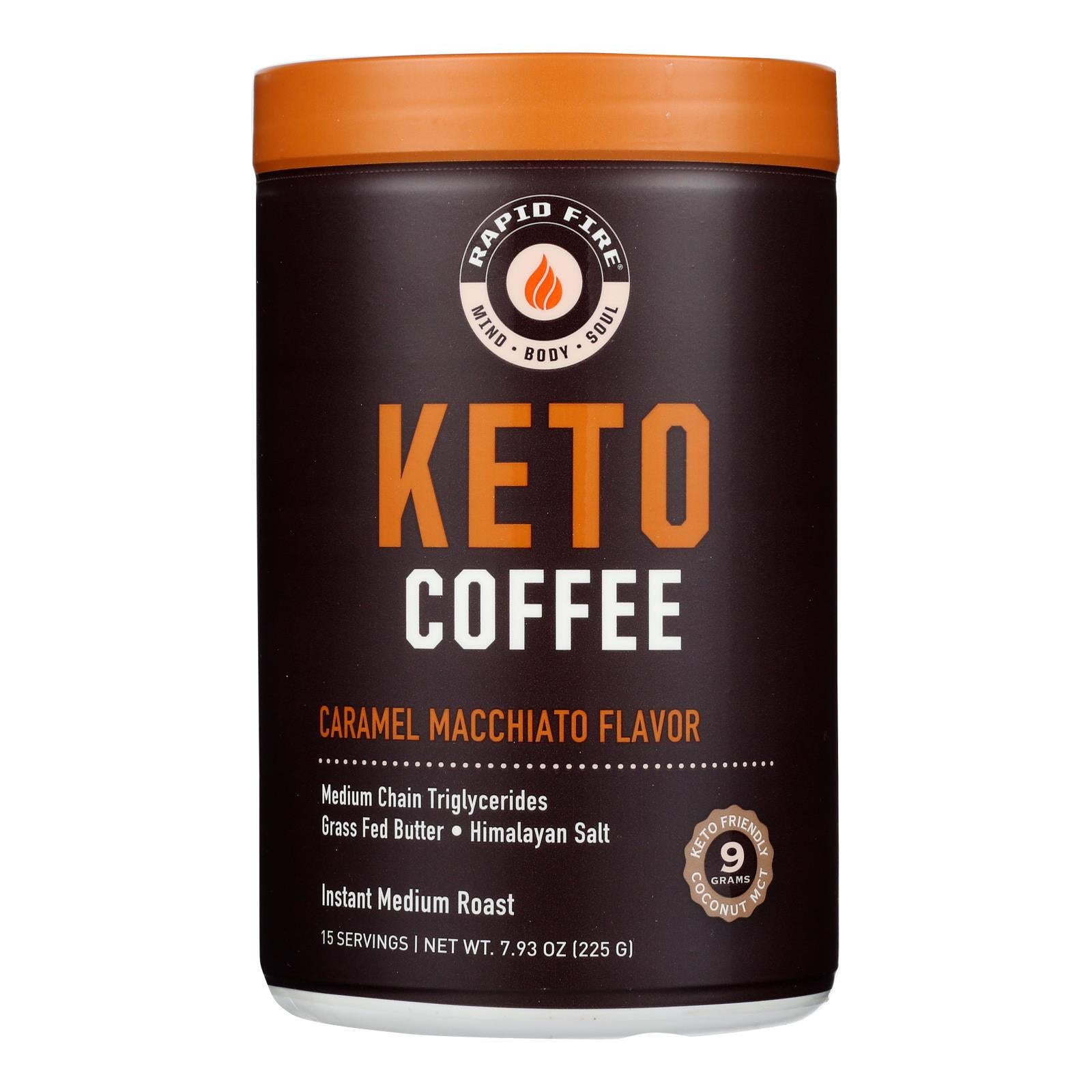 Rapid Fire - Coffee Keto Cnstr Caramel Macc - 1 Each-7.93 Ounce