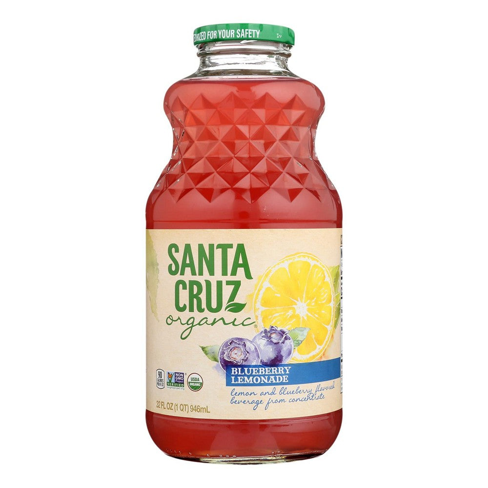 Santa Cruz Organic - Lemonade Blueberry - Case of 12 - 32 FZ
