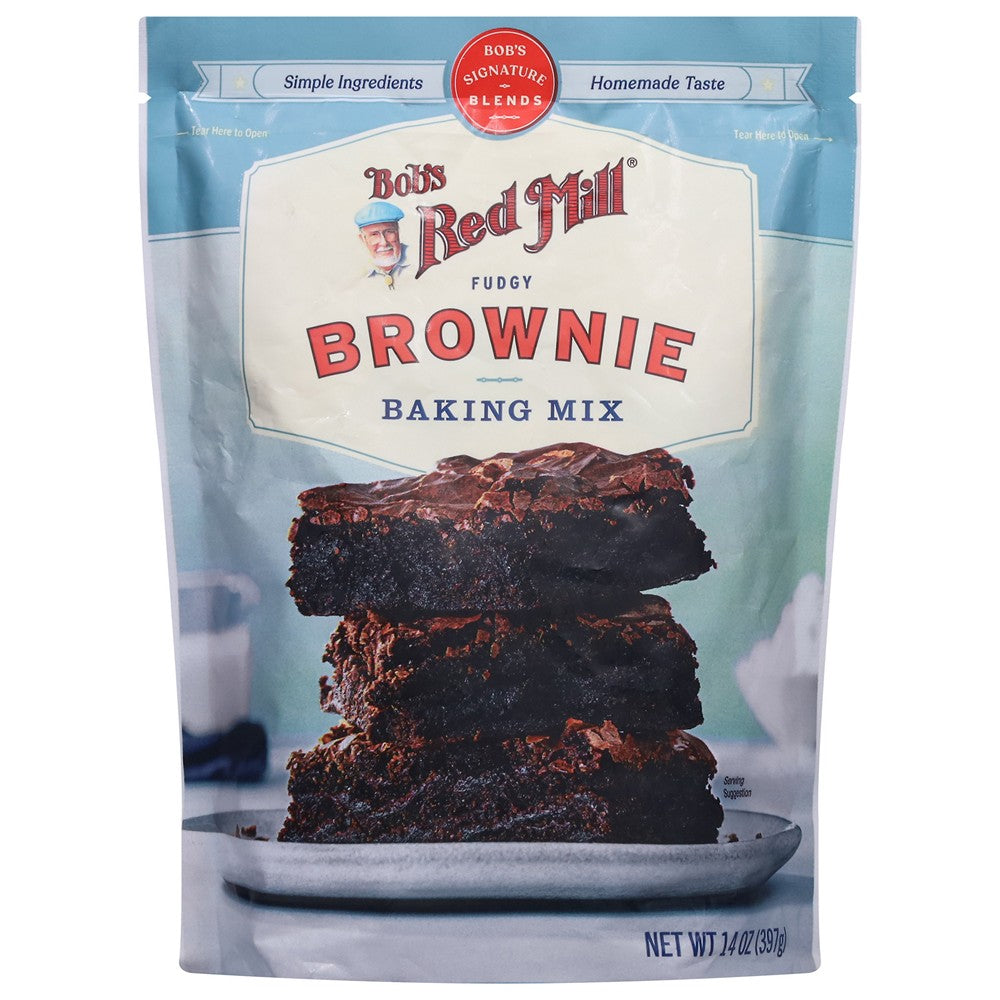 Bob's Red Mill - Brownie Mix Fudgy - Case of 4-14 OZ