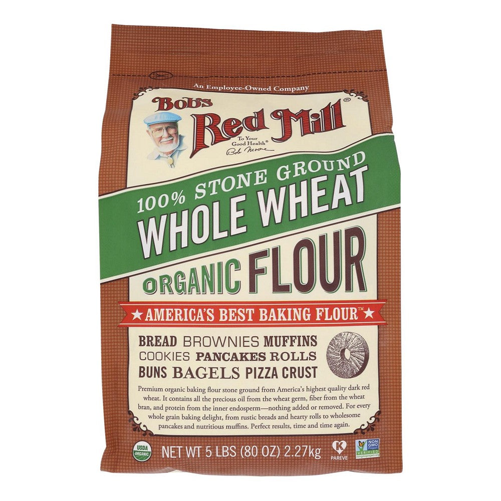Bob's Red Mill - Flour Og2 Whole Wheat - Case of 8-5 LB