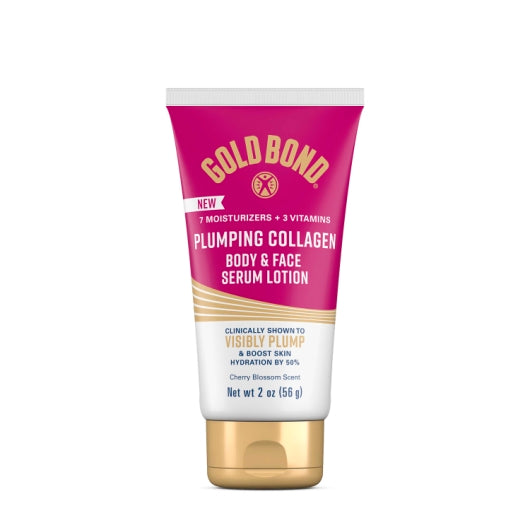 Gold Bond Plumping Collagen Body & Face Serum Lotion, 2 Ounce, 48 Per Case