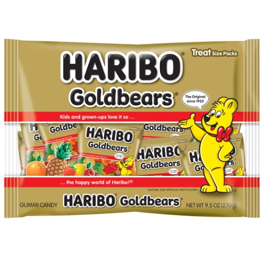 Haribo Confectionery Gold Bears Minis 9.5 Ounce Size - 12 Per Case