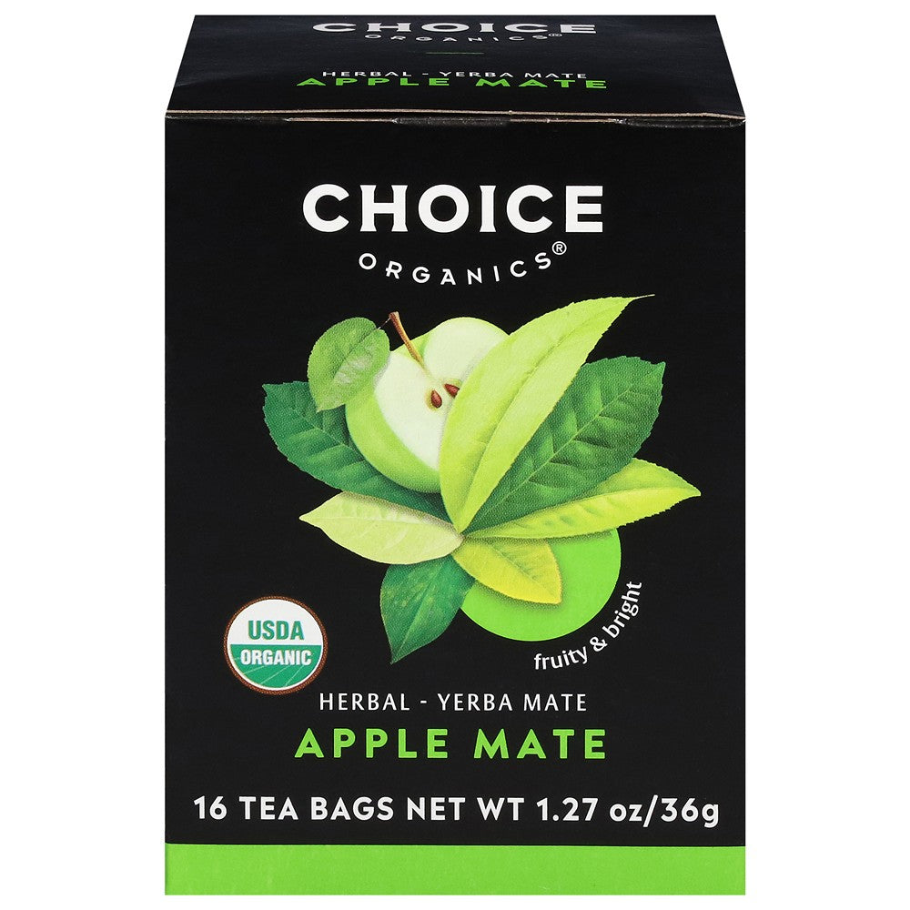 Choice Organics - Tea Og2 Herbal Apple Mate - Case of 6-16 BAG