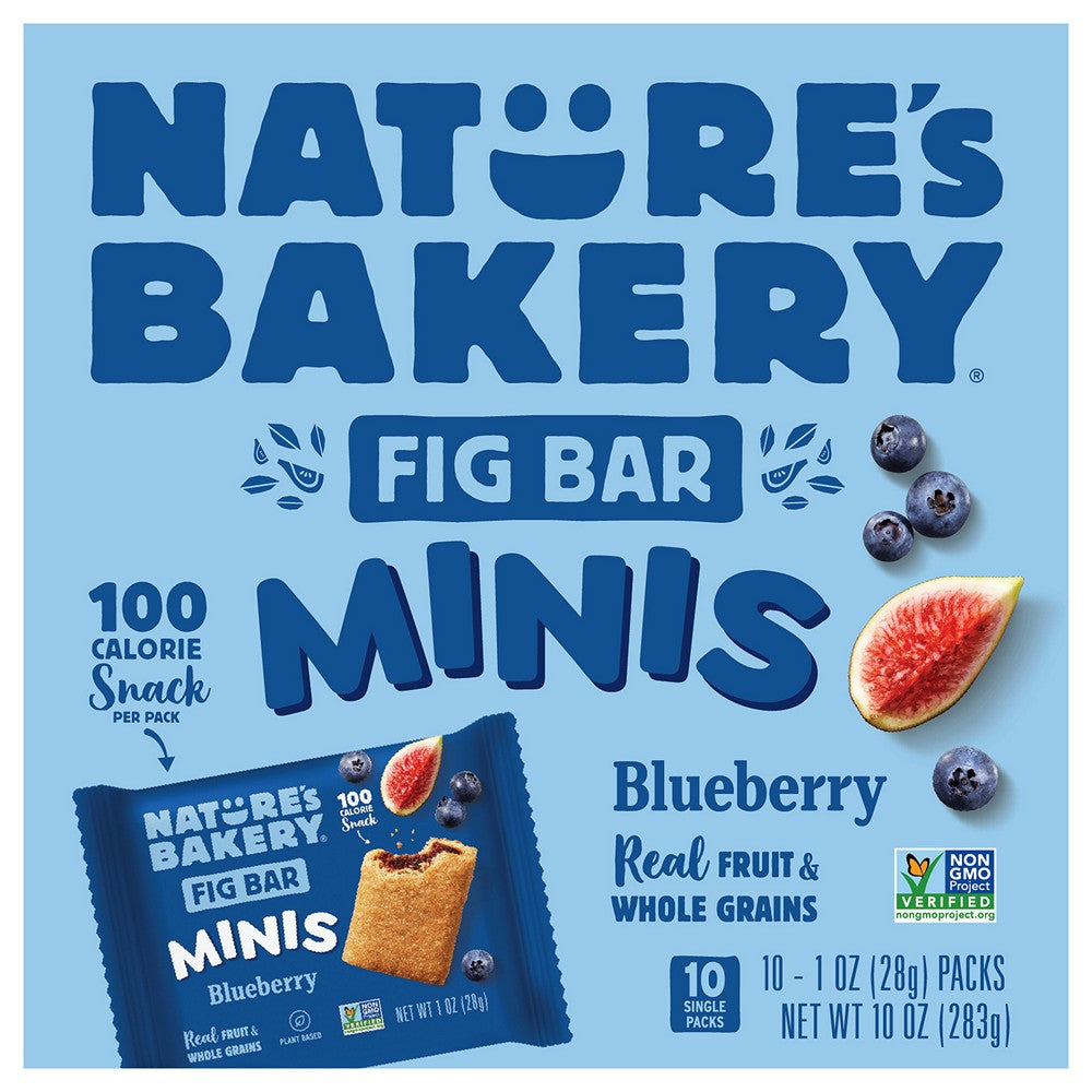 Nature's Bakery - Fig Bar Blueberry Mini - Case of 6-10 OZ