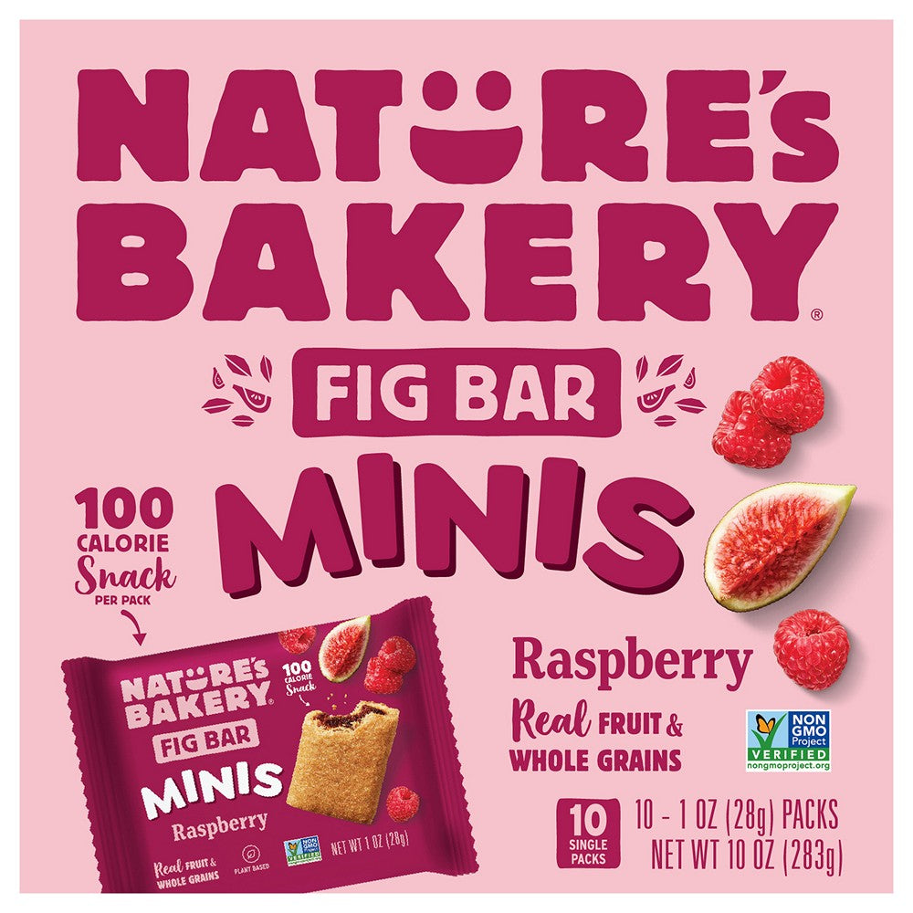 Nature's Bakery - Fig Bar Raspberry Mini - Case of 6-10 OZ
