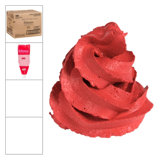 Bettercreme Icing Red Pre Whipped 0.75 Pound Each - 15 Per Case.