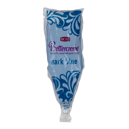 Bettercreme Icing Dark Blue Artificial Colorpre Whipped 0.75 Pound Each - 15 Per Case.