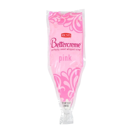 Bettercreme Icing Pink Pre Whipped 0.75 Pound Each - 15 Per Case.