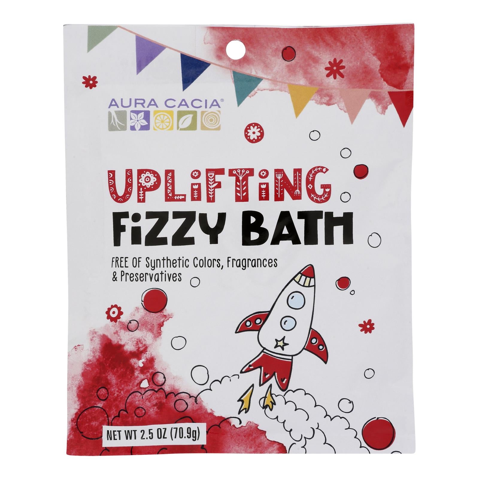 Aura Cacia - Fizzy Bath Kids Uplifting - Case of 6-2.5 Ounce