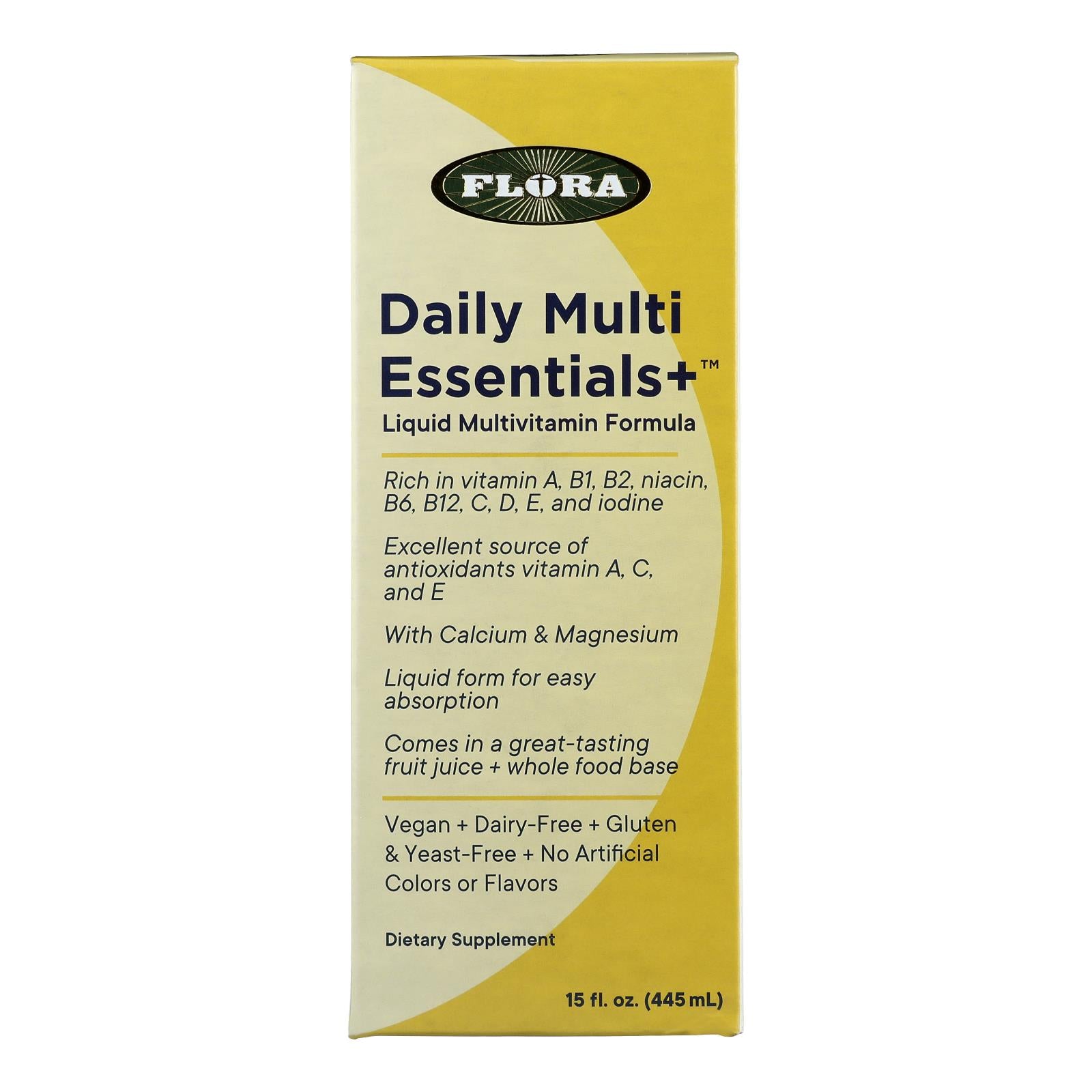 Flora - Mltivtmn Daily Essntl Liquid - 1 Each-15 Fluid Ounce