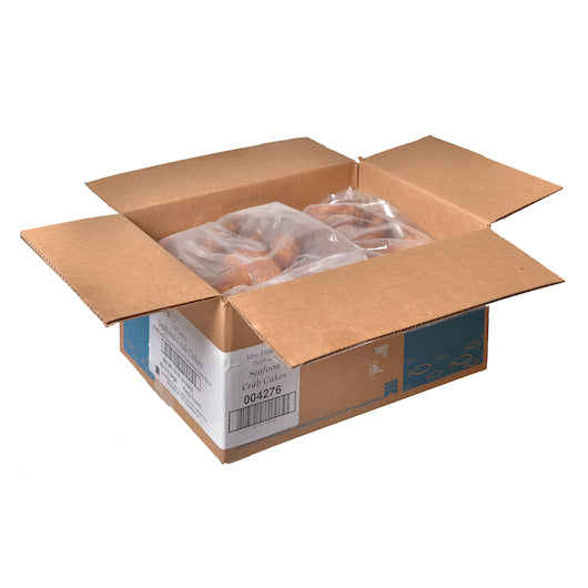 Mrs Friday's Oven Ready Seafood Crabcakes Unbreaded 2.5 Pound Packs - 4 Per Case
