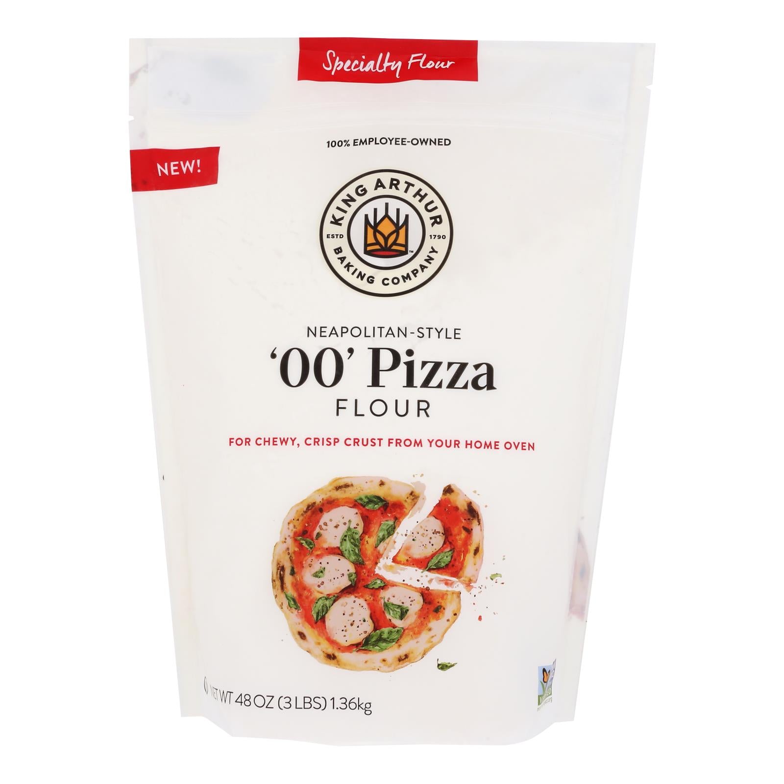 King Arthur Baking Company - Flour 00 Pizza - Case of 4-3 LB