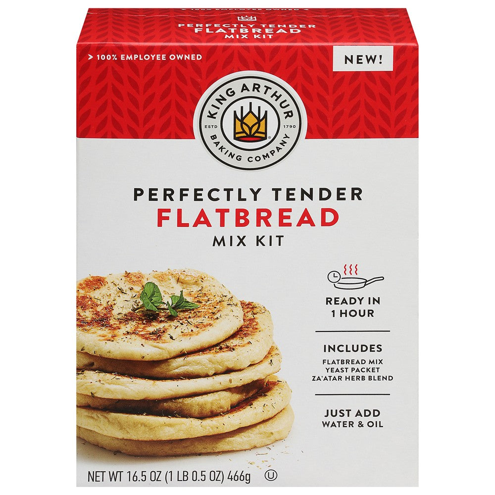 King Arthur Baking Company - Mix Kit Flatbread - Case of 6-16.5 OZ