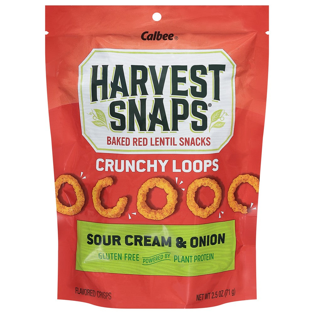Harvest Snaps - Crunch Loops Scrm Onion - Case of 12-2.5 OZ