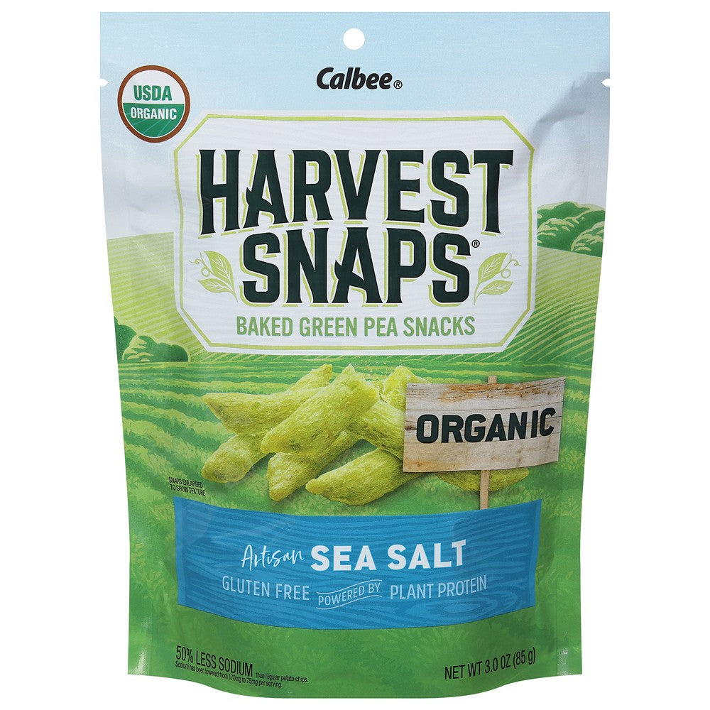 Harvest Snaps - Crisps Og2 Sea Salt - Case of 12-3 OZ