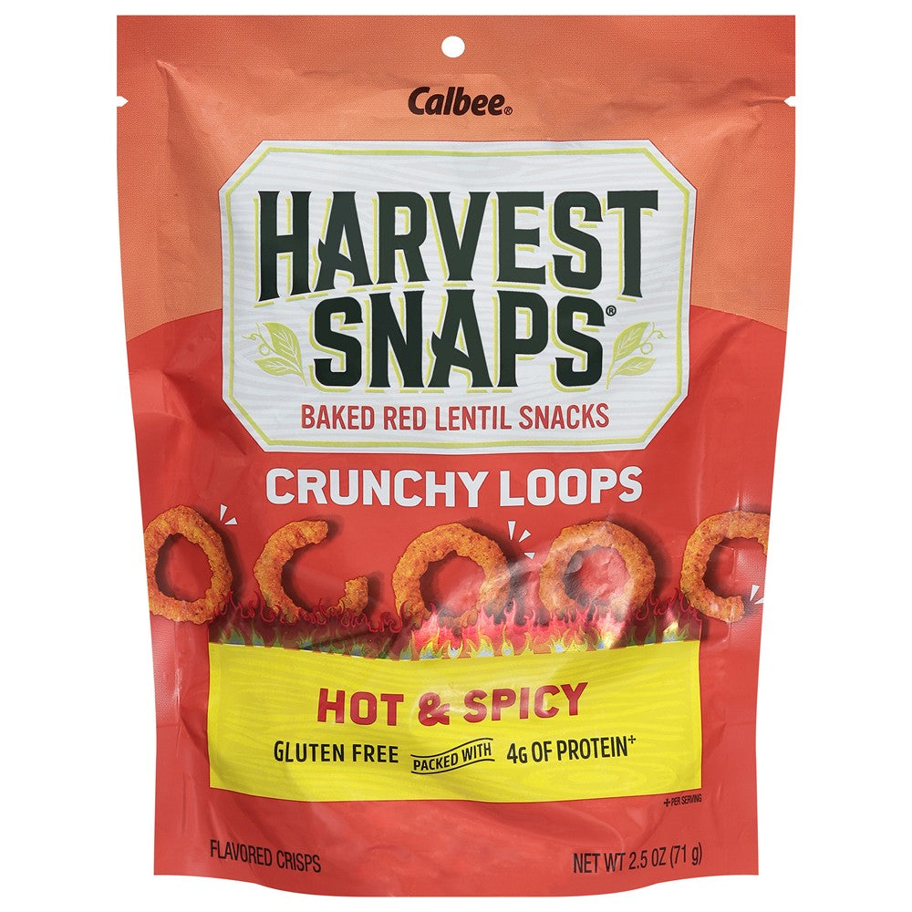Harvest Snaps - Crunchy Loops Spicy - Case of 12-2.5 OZ
