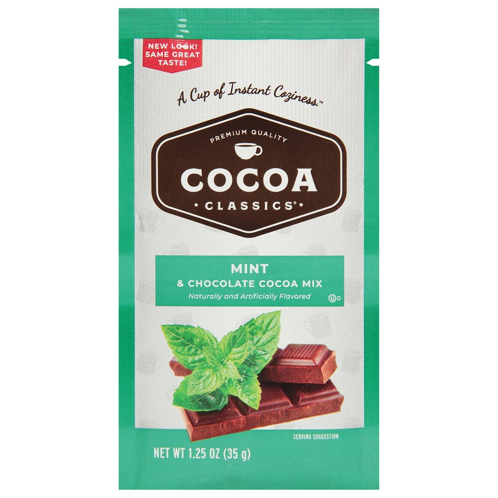 Cocoa Classics - Cocoa Packet Choc Mint - Case of 12-1.25 OZ