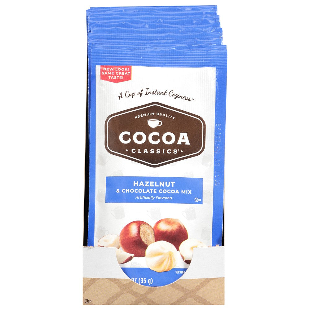 Cocoa Classics - Cocoa Packet Choc Hazlnut - Case of 12-1.25 OZ