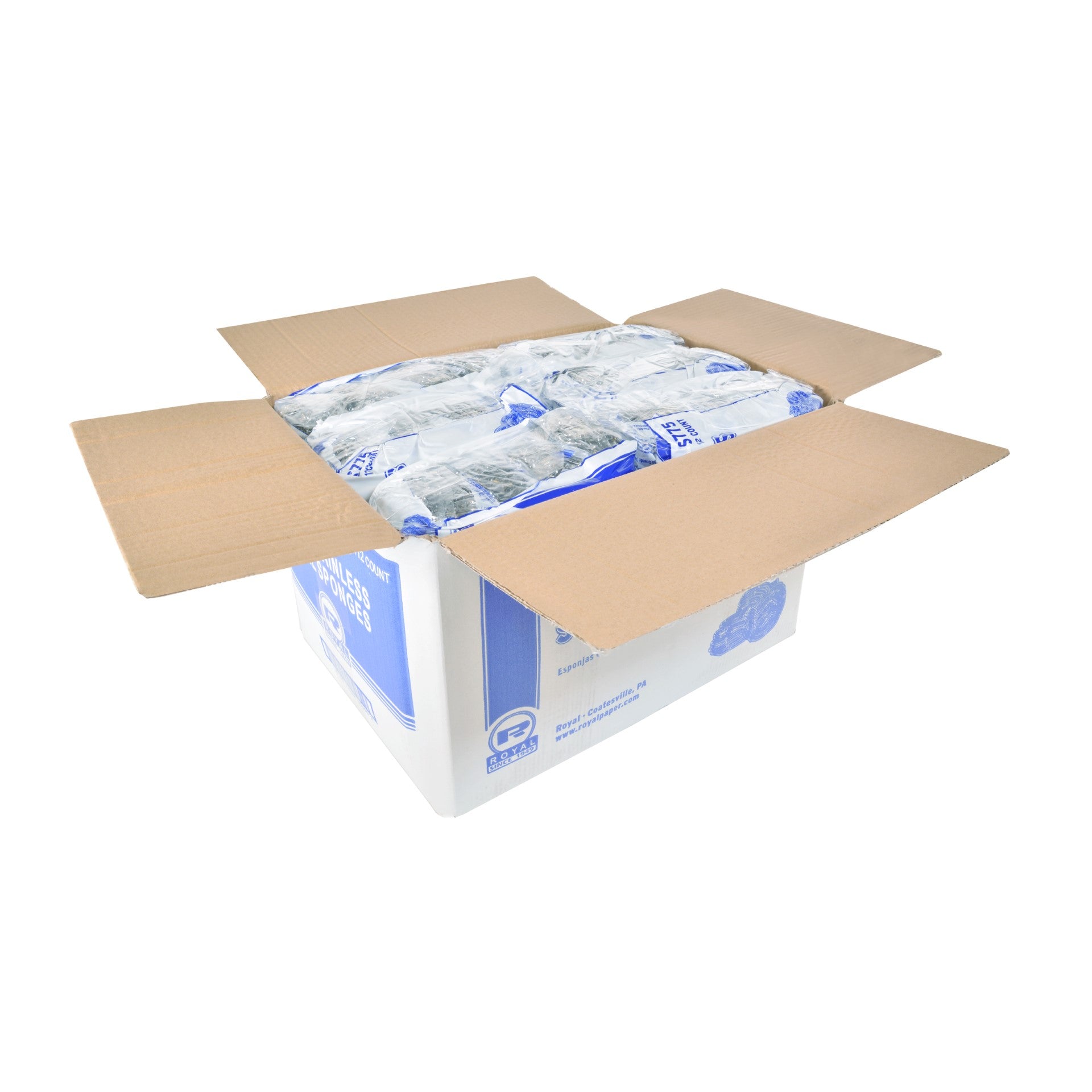 Regular Stainless Steel Sponge Packed 6/12 Per Case