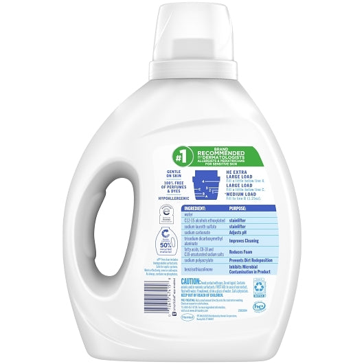 All Laundry Free And Clear, 73 Fluid Ounce, 6 Per Case