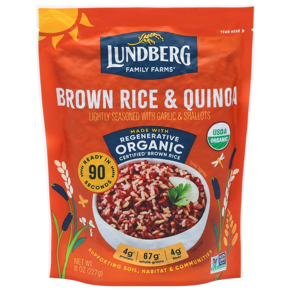 Lundberg Family Farms - Rice Og2 Brn Quinoa Blnd - Case of 6-8 OZ