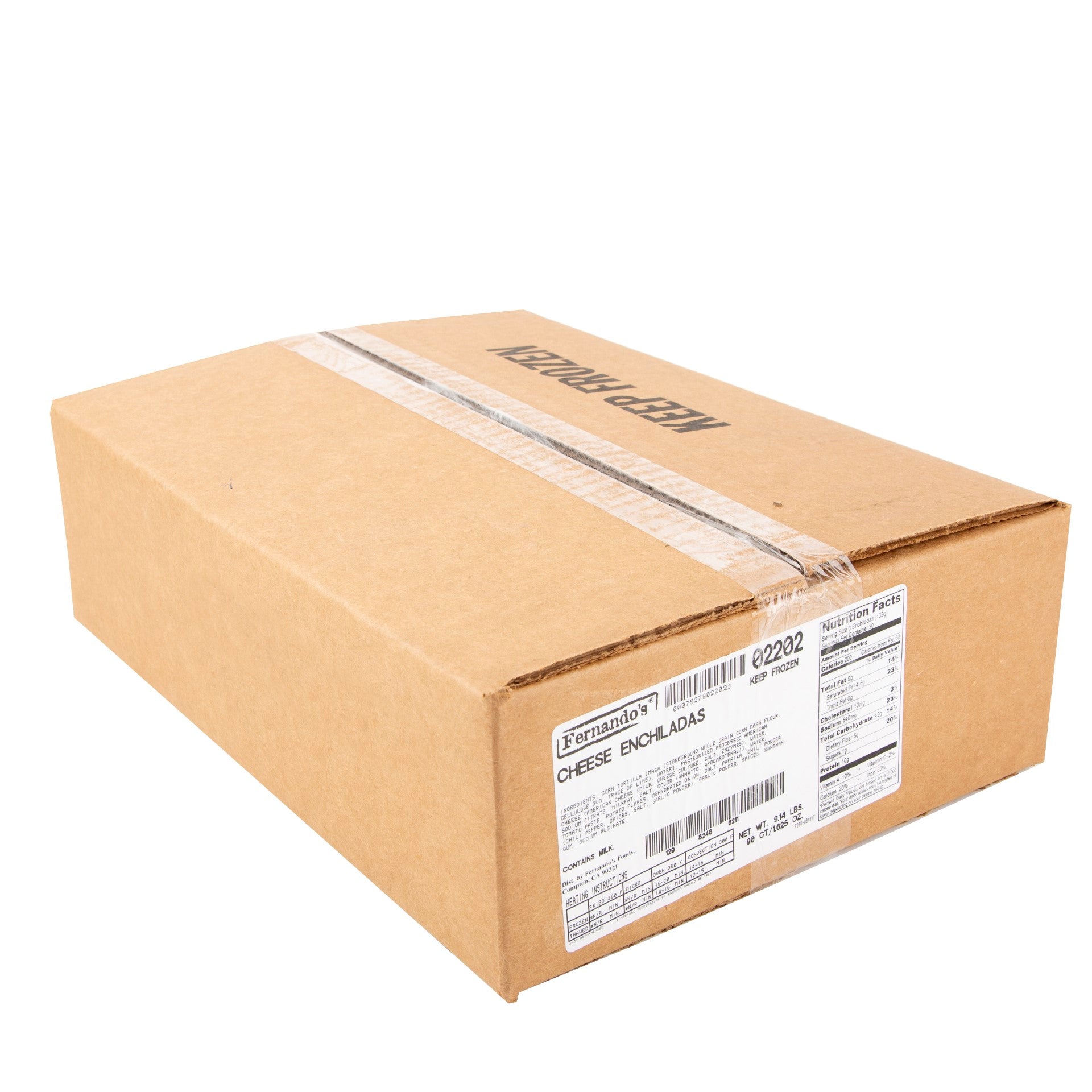 Enchilada Cheese 90 Each - 1 Per Case