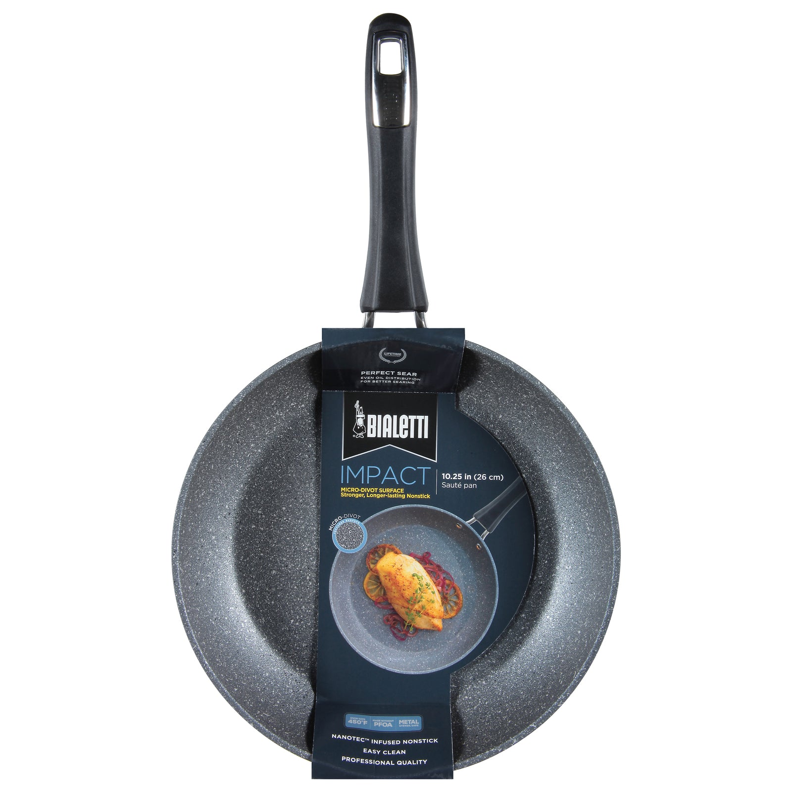 Bialetti - Pan Saute 10 In - Case of 4-1 CT