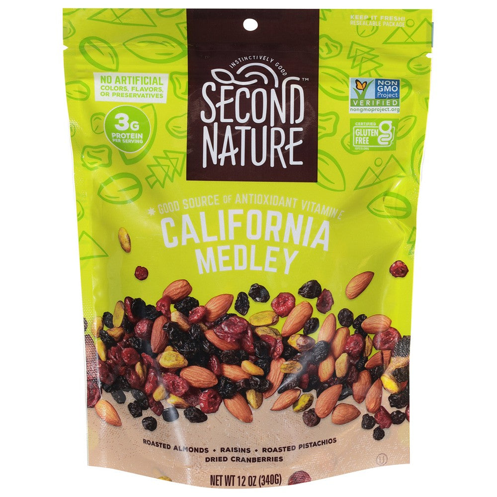 Second Nature - Nuts California Medley - Case of 6-12 OZ