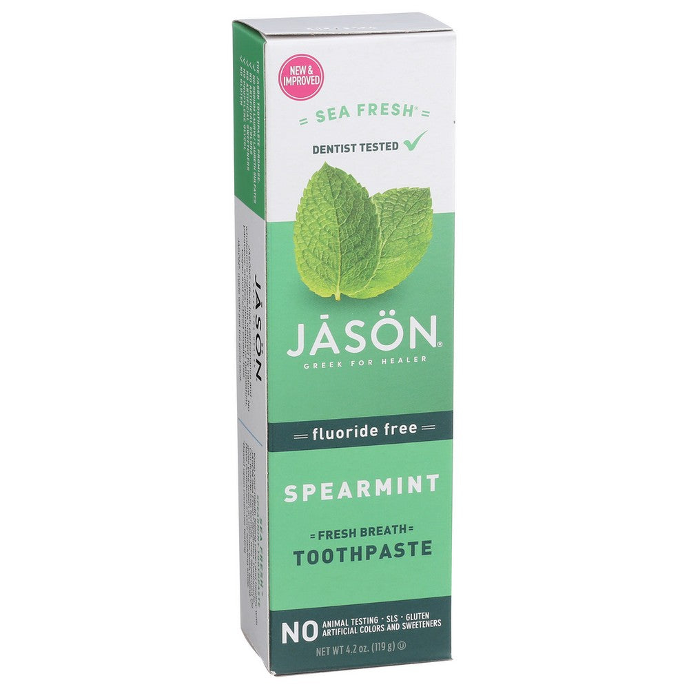 Jason Toothpaste Sprmt Flrd Fr 4 Ounce, Case of 1