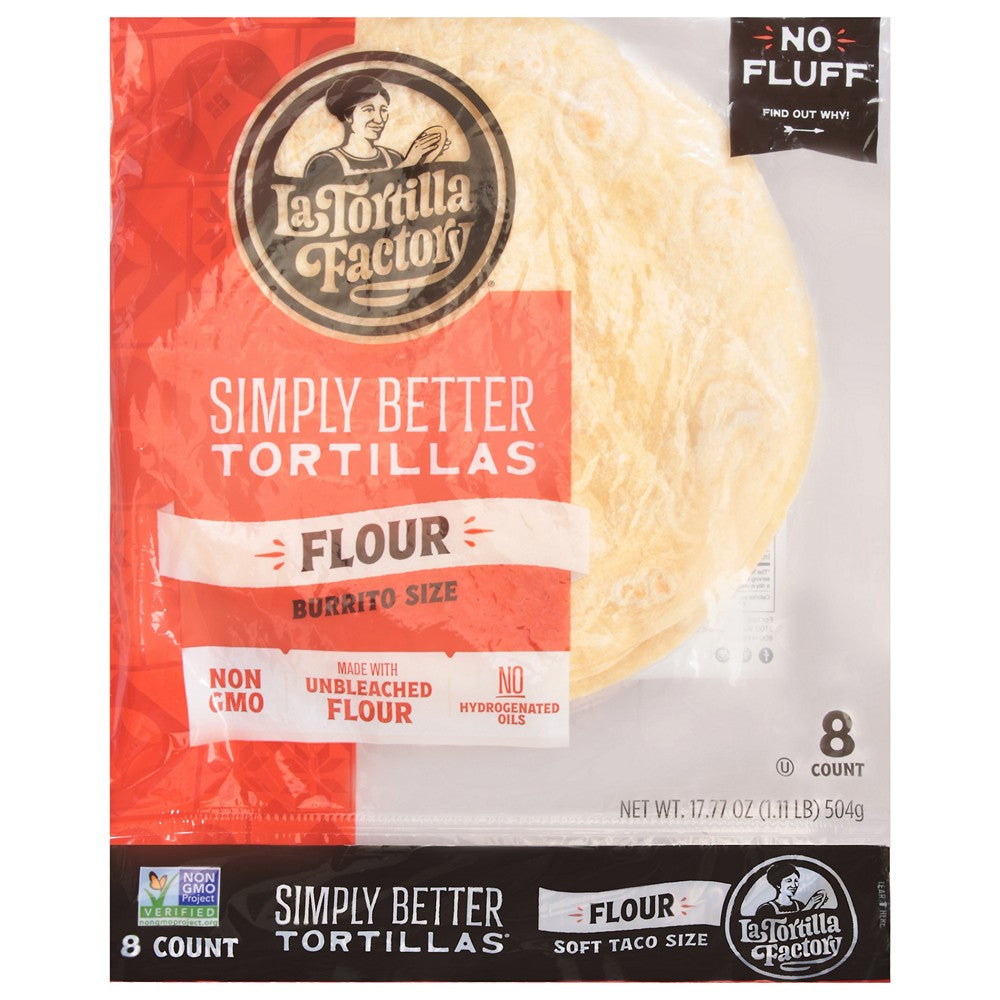 La Tortilla Factory - Tortilla Burrito Flour - Case of 10-17.77 OZ
