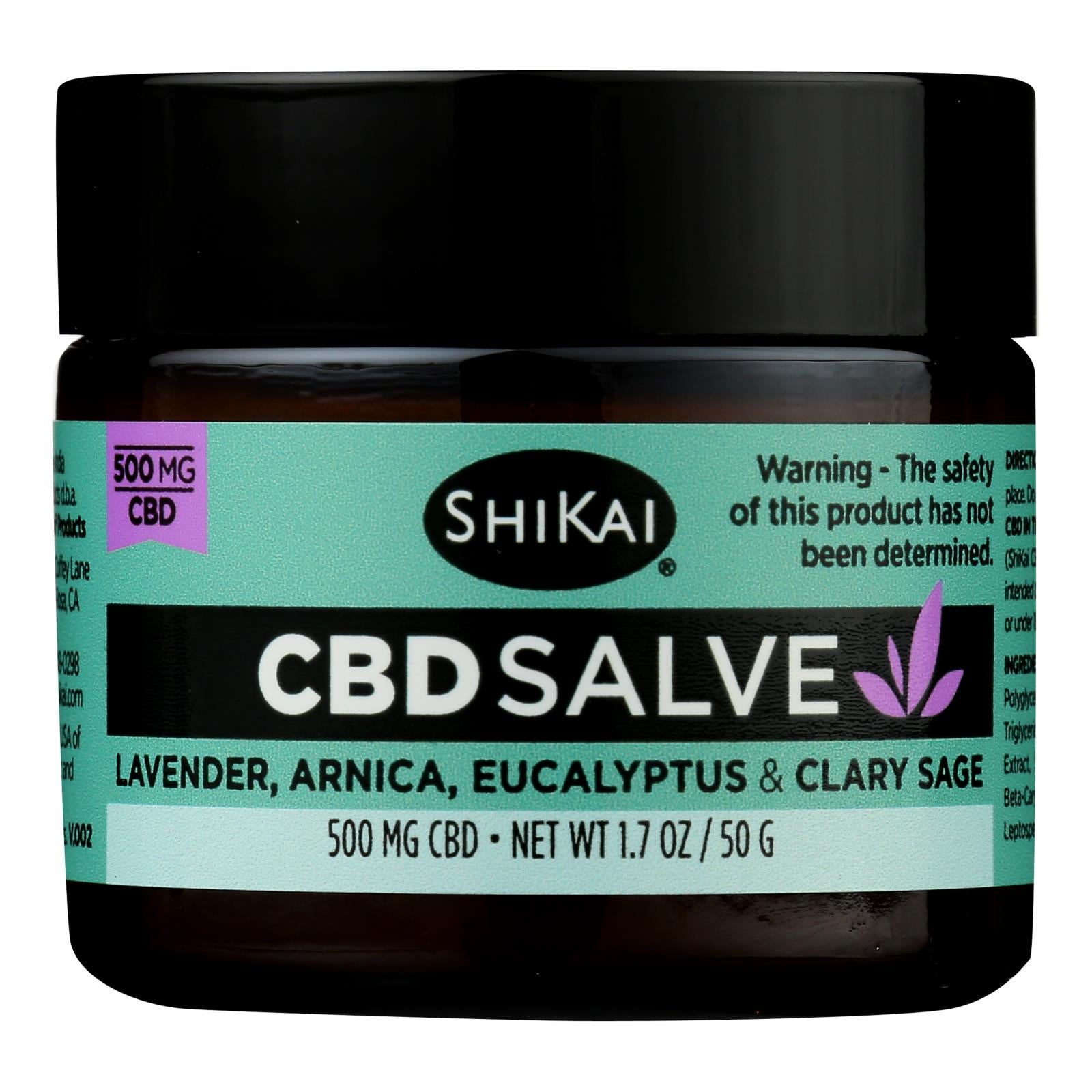 Shikai Products - Cbd Salve Lav/sage 500mg - 1 Each-1.7 Ounce