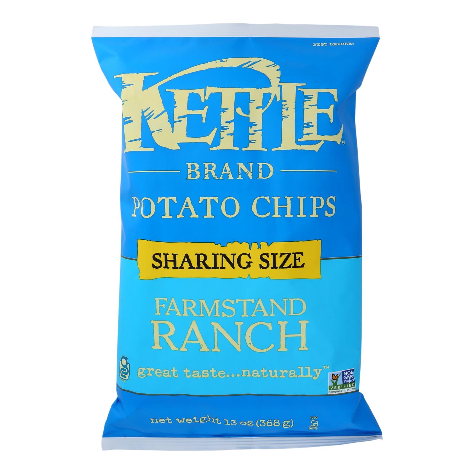 Kettle Brand - Potato Chips Frmstnd Ranch - Case of 9-13 OZ