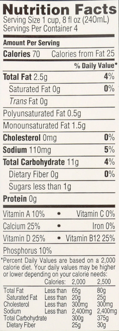 Rice Dream Organic Rice Drink - Original - Case of 12 - 32 Fl Ounce.