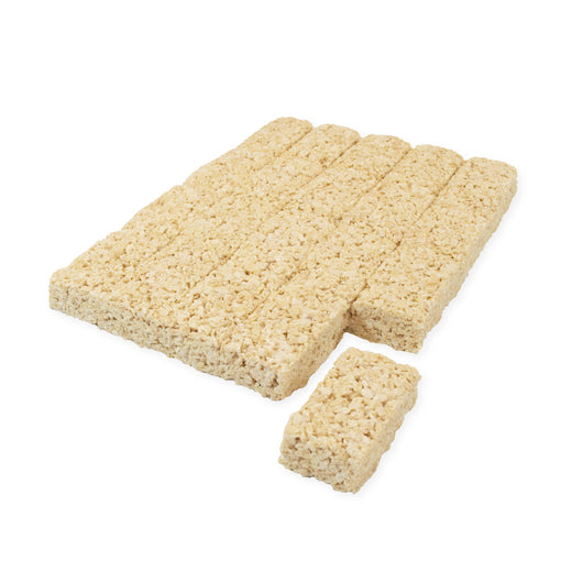 Bar Crispy Marshmallow Half Sheet Slab Precut 4"x4" 1 Each - 3 Per Case.