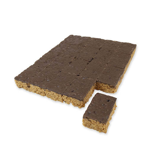 Bar Crispy Peanut Butter Half Slab Precut 4"x4"5.2 Ounce Size - 3 Per Case.
