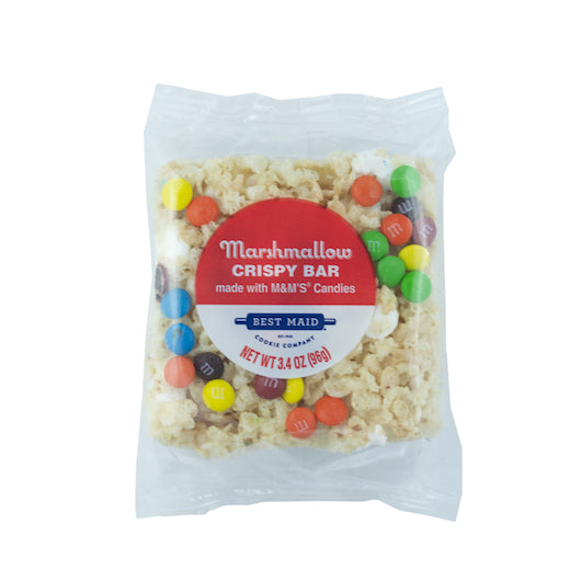 Bar Crispy Individually Wrapped Thick Marshmallow Wm&m's3.4 Ounce Size - 24 Per Case.