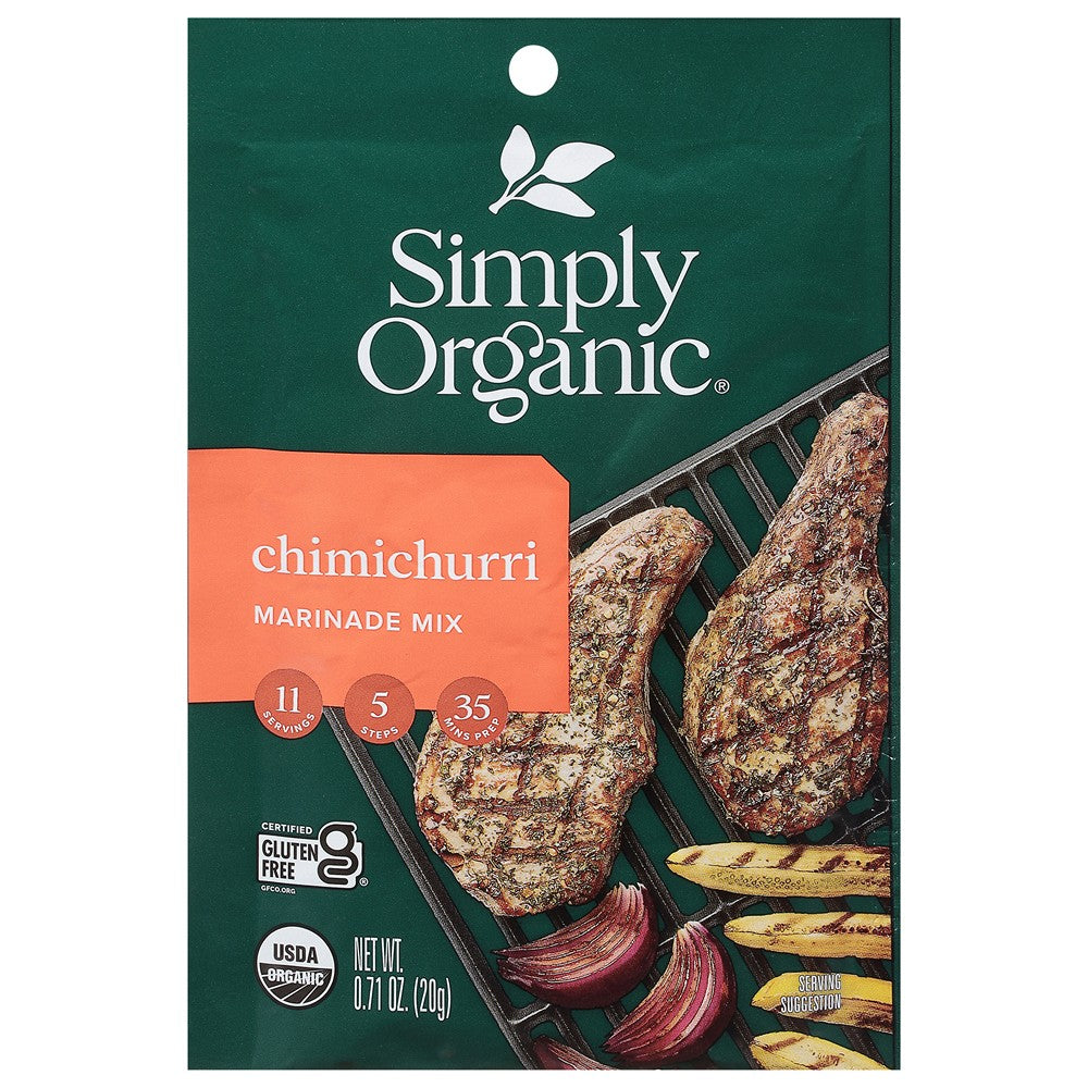 Simply Organic - Marinade Og2 Chimichurri - Case of 12-.71 OZ
