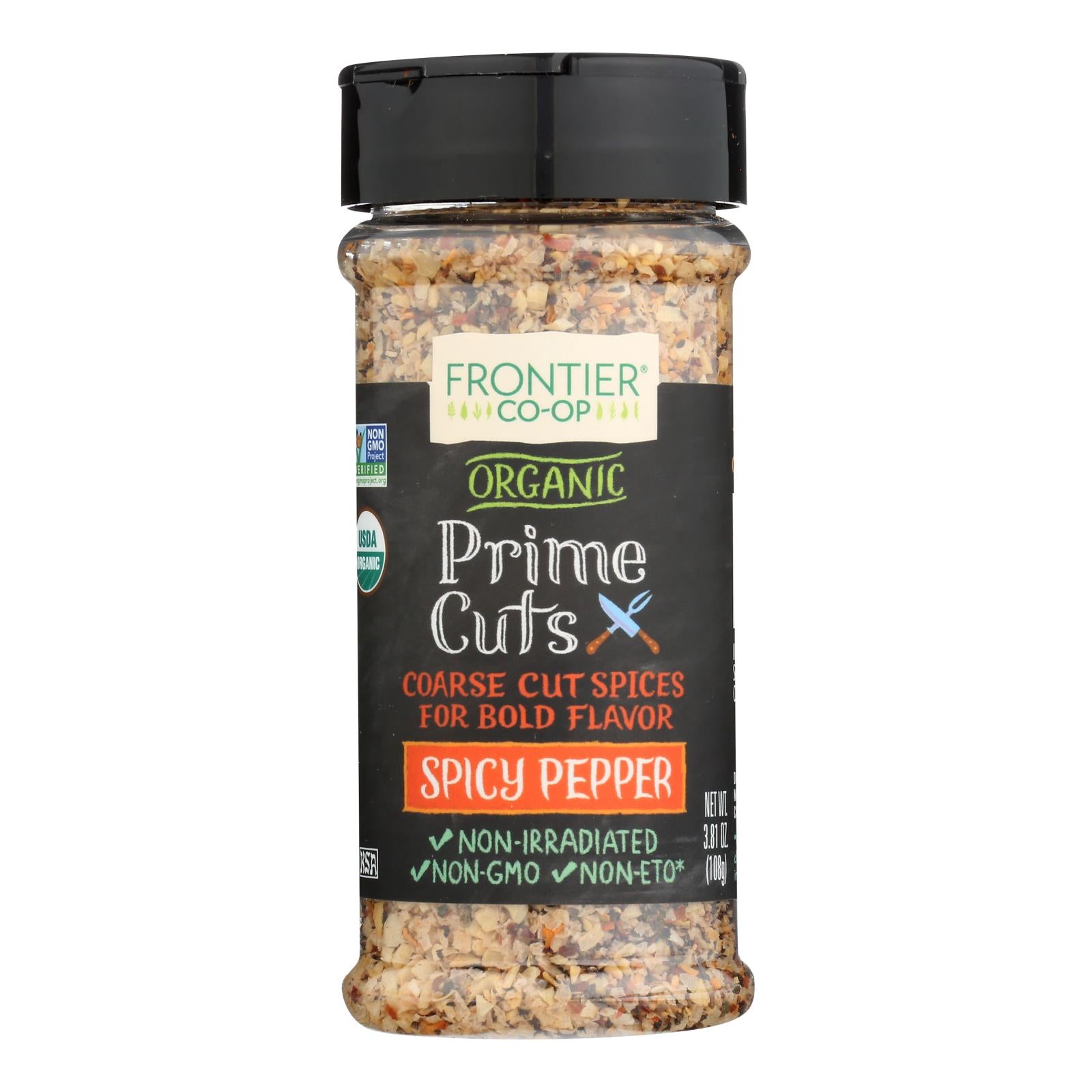 Frontier Natural Products Coop - Prime Cut Spicy Pepper - 1 Each-3.81 Ounce