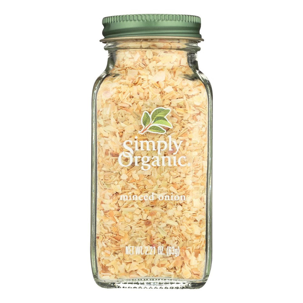 Simply Organic - Minced Onion Organic - Case of 6 - 2.21 Ounces