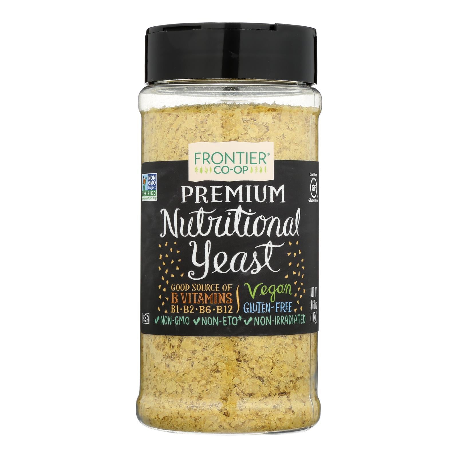 Frontier Natural Products Coop - Yeast Premium Nutritional - 1 Each-3.6 Ounce